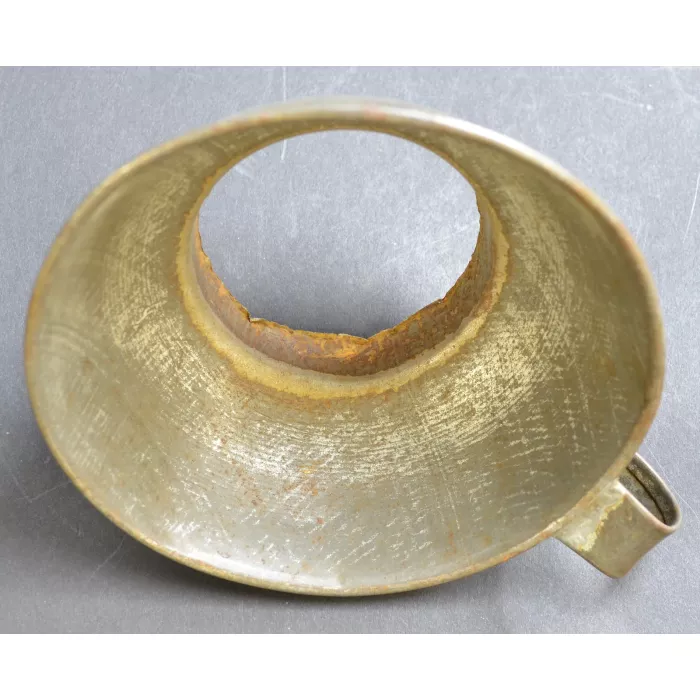 Vintage Tin Handled Canning Funnel - 4.25" Round