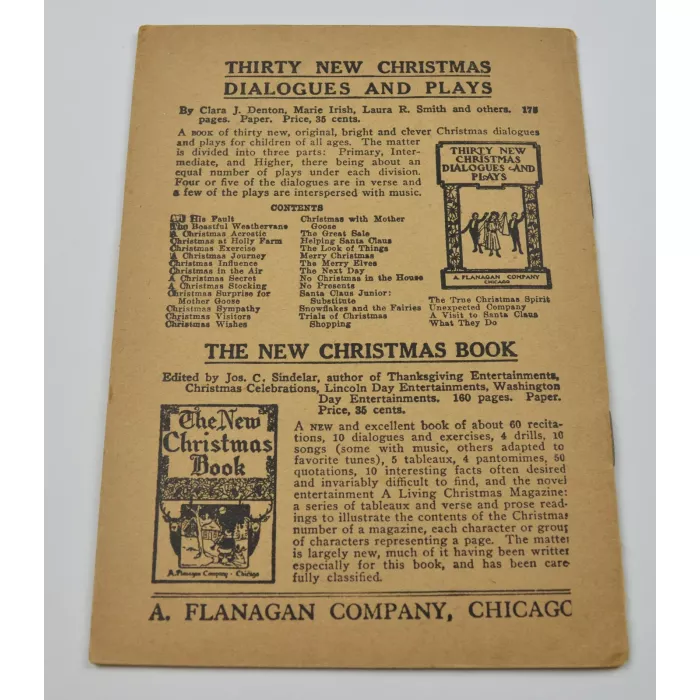 Ding And Ling Brother's Circus - One Act Play Script - Antique 1919