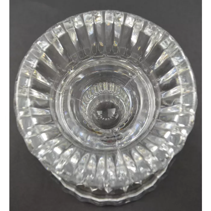 Gorham Crystal Clear Candlestick Holder / Votive - 4" Tall