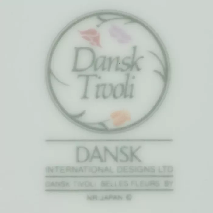 Dansk China - Belles Fleurs Gray - Vegetable Bowl