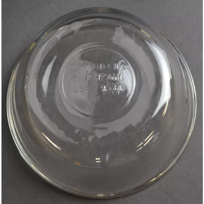 Anchor Hocking Clear Oven Basics Pattern - 6 Oz. Custard Cup - 1.875" Tall