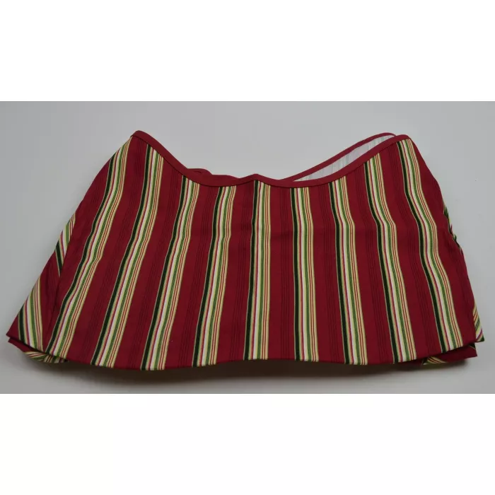 Longaberger Greetings Basket Liner - Holiday Stripe