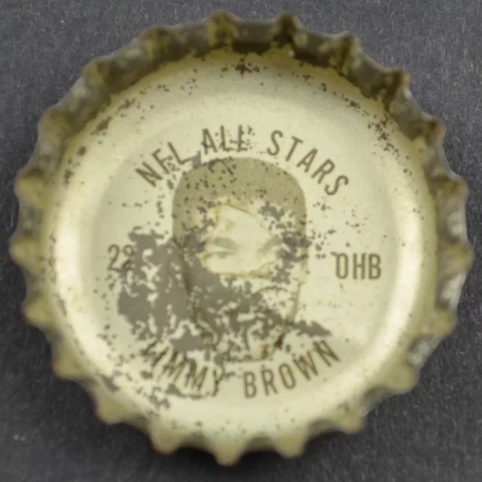 Coca Cola NFL All Stars King Size Bottle Cap - Timmy Brown - Philadelphia Eagles