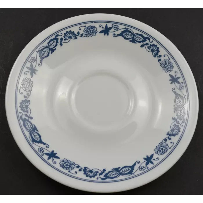 Corning - Corelle - Old Town Blue Pattern - Flat Cup Saucer - 6.25" Round