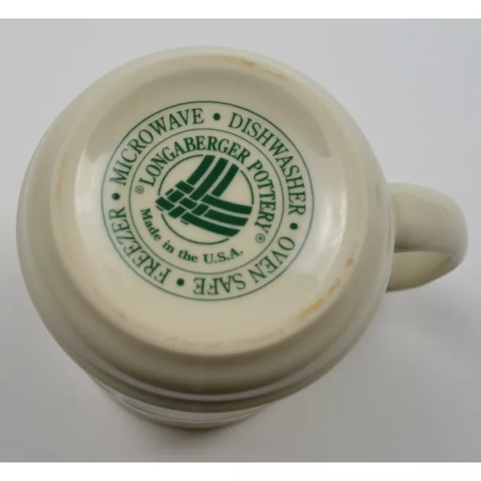 Longaberger - Holly Pattern - Mug - 4.125" Tall
