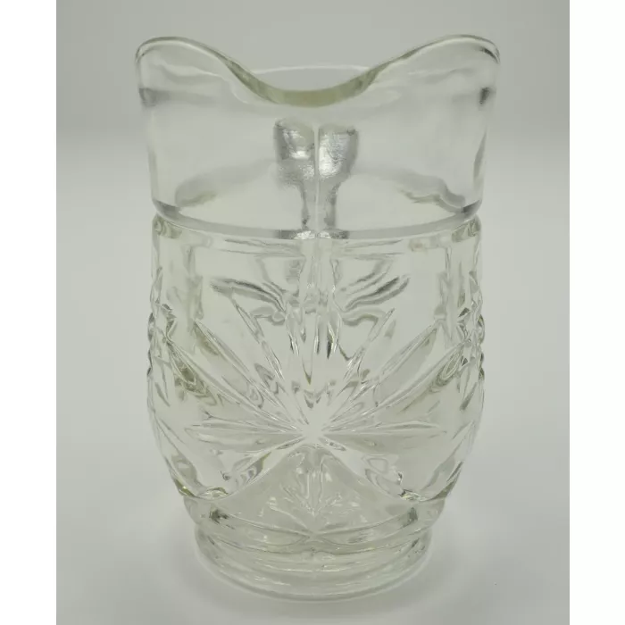 Anchor Hocking - Prescut Clear Pattern - Pint Pitcher - 5.25" Tall