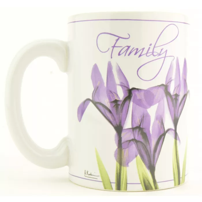 Carson Home Accents - 14 Oz. Ceramic Mug - Family - 4.625" Tall