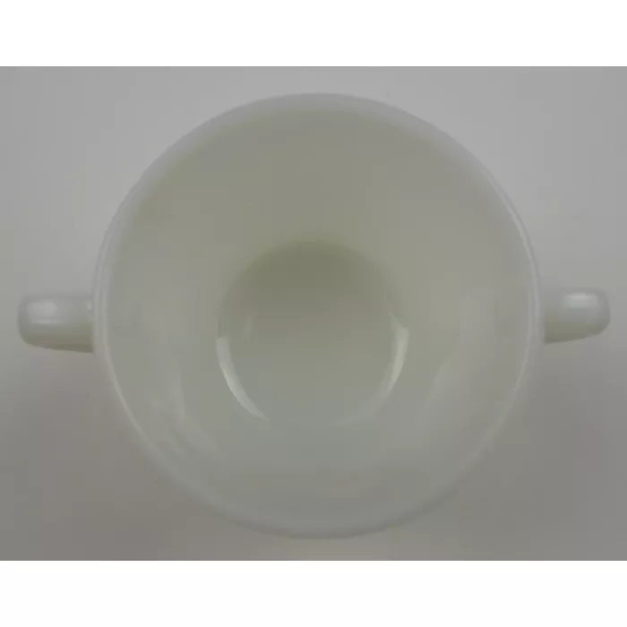 Anchor Hocking Glass Fire King Open Sugar - Fleurette Pattern