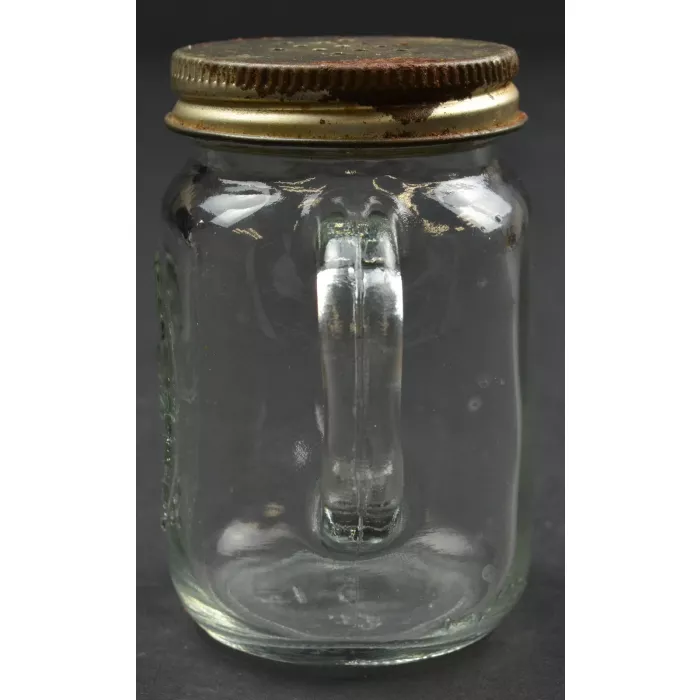 Vintage 1987 Anchor Glass Fireplace & Mantel Salt Shaker - 3.25" Tall