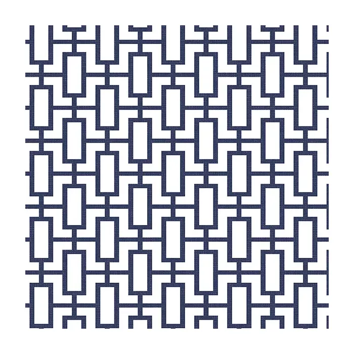 Luxor Print Wallpaper Navy Norwall Wallcovering SH34507