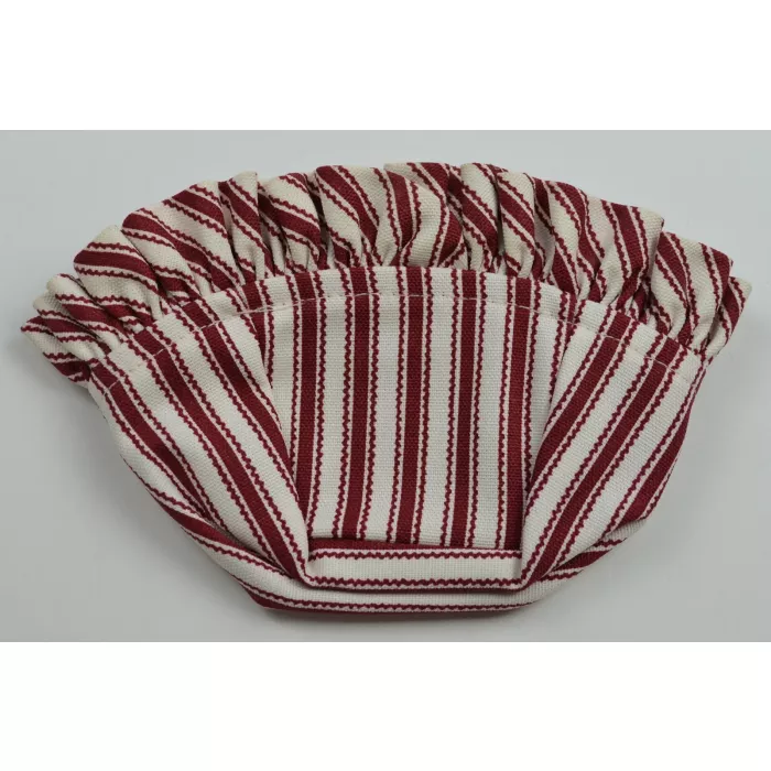 Longaberger Sweet Sentiments Basket Liner - Red Stripe