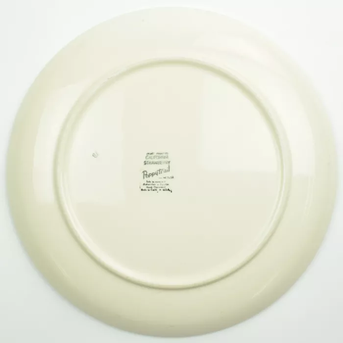Poppytrail by Metlox - California Strawberry Pattern - Dinner Plate