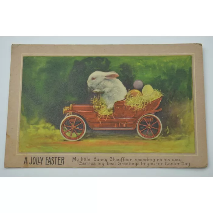 Vintage Postcard - A Jolly Easter - Early 1900's - Easter Series No. 139