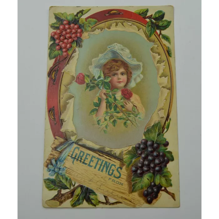 Vintage Postcard - Greetings From - Early 1900's