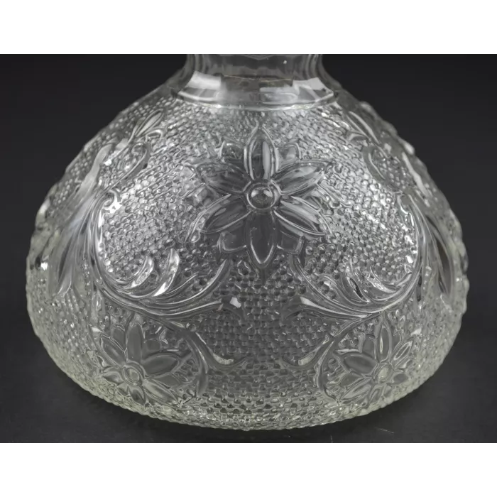 Tiara Crystal - Sandwich Clear Pattern - Decanter - 7.125" Tall