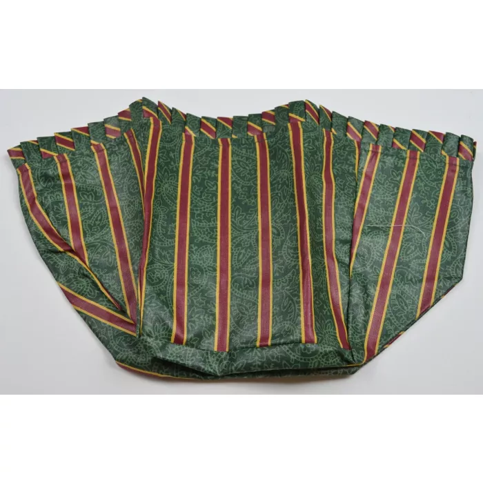 Longaberger Cranberry Basket Liner - Imperial Stripe