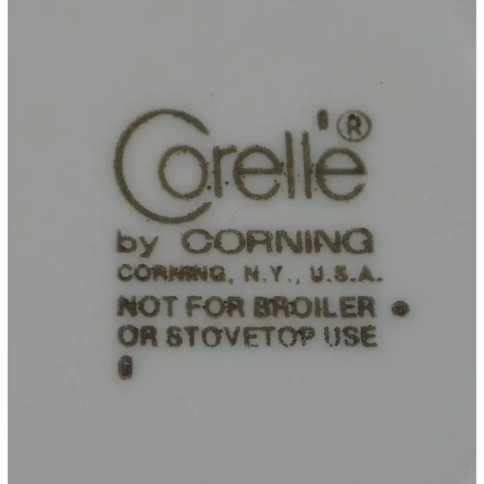 Corning - Corelle - Butterfly Gold Pattern - Flat Cup Saucer - 6.25" Round