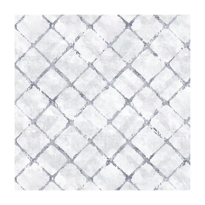 Chicken Wire Wallpaper Grey, Blue, Navy, Dolphin Blue Norwall Wallcovering FH37551
