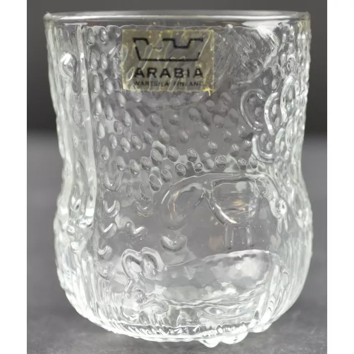 Arabia Raised Design Shot Glass - 2.125" Tall