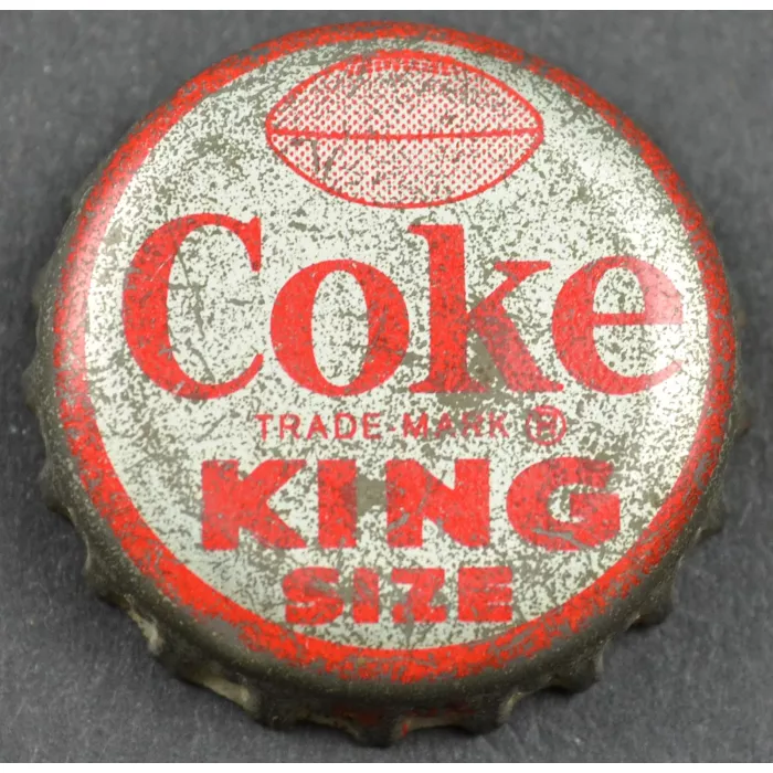 Coca Cola NFL All Star Bottle Cap - Detroit Lions - Roger Brown - Coke King Size