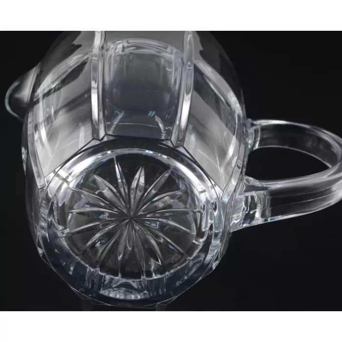 Bergerac Crystal Pitcher - France - 1994 - 24% Lead Crystal