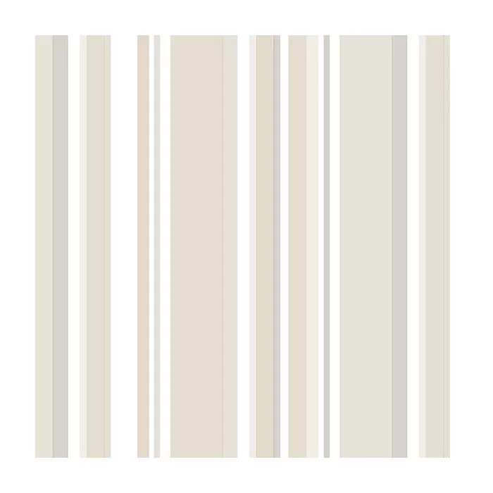 Step Stripe Wallpaper Light Beige, White Norwall Wallcovering SY33964