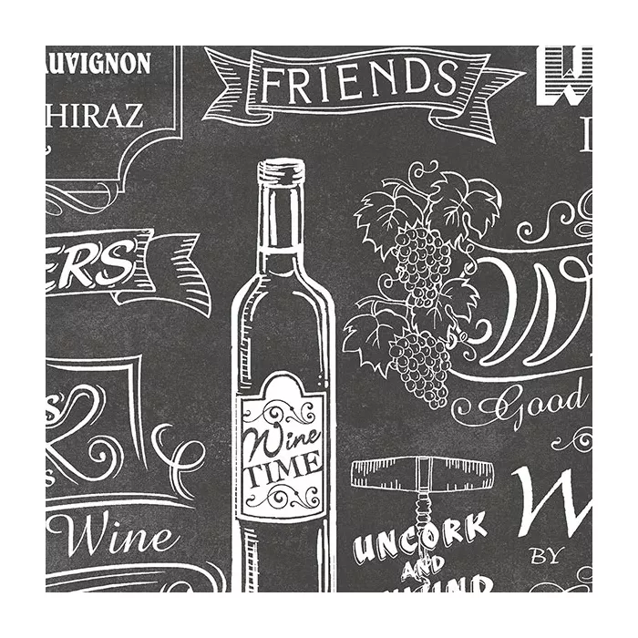 Chalkboard Wallpaper Black Norwall Wallcovering CK36631