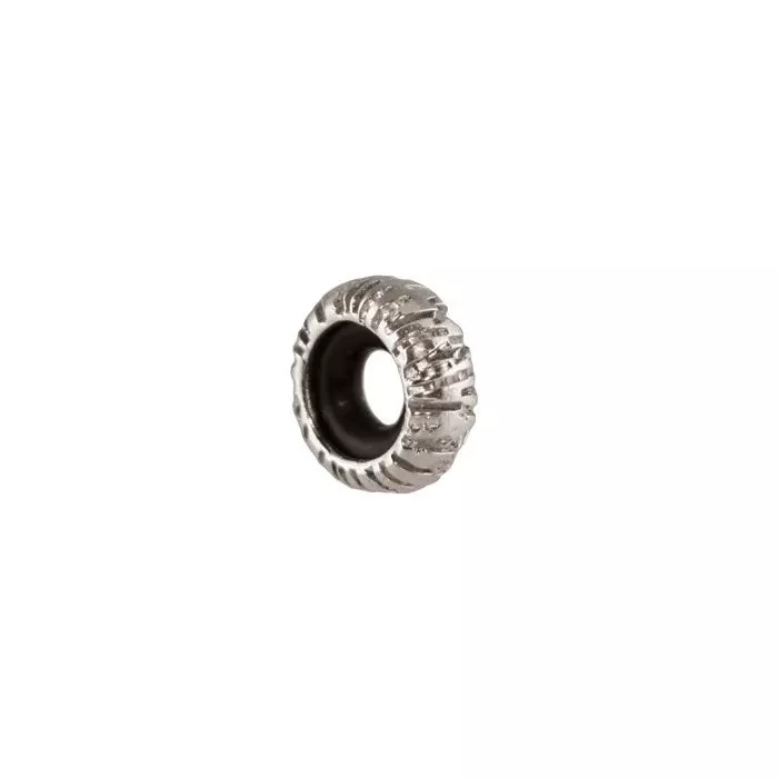 Fenton Art Glass - Sterling Silver Stopper Bead - Crosscut