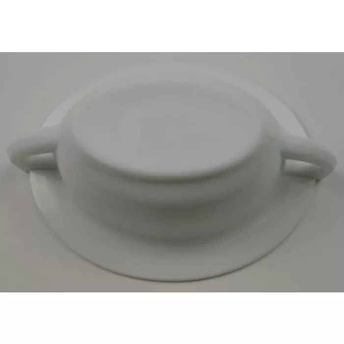 Anchor Hocking Vitrock White Pattern - Cream & Sugar Set