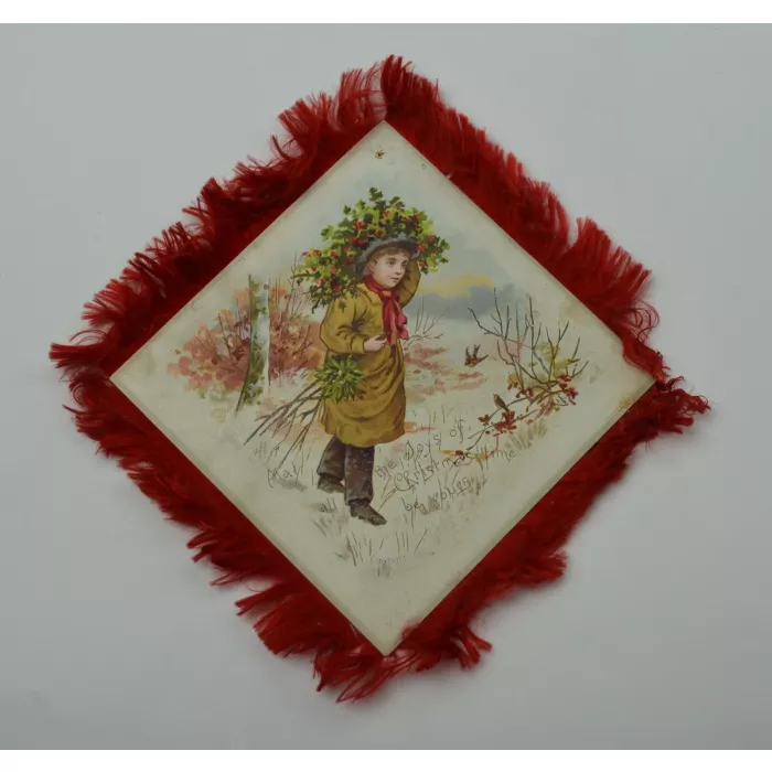 Vintage Postcard - May the Joys of Christmas Time Be Yours - Early 1900's