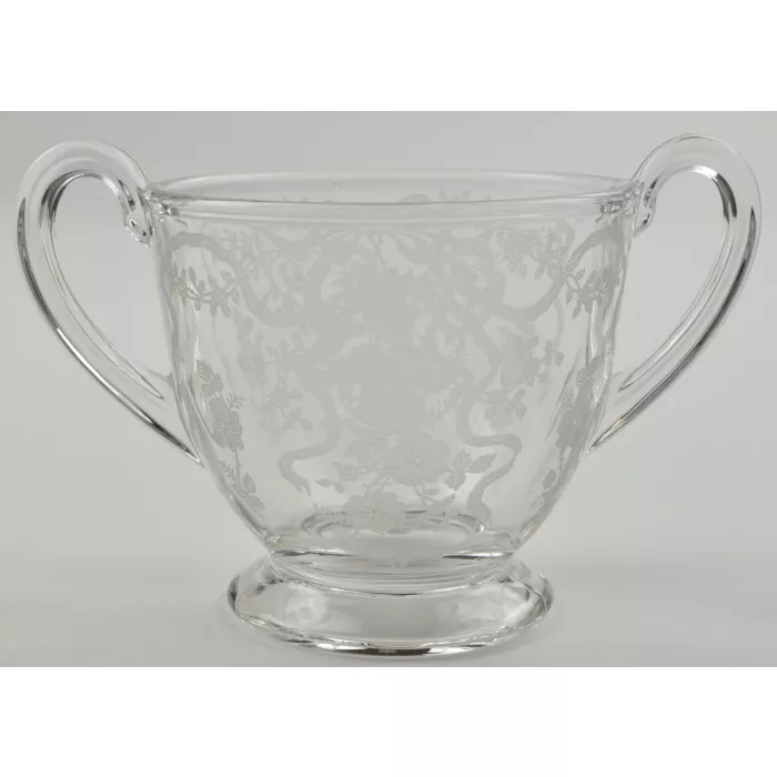 Fostoria - Romance Pattern - Footed Open Sugar