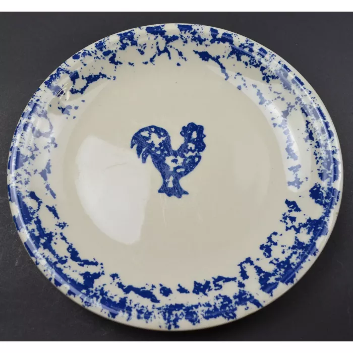 Tienshan Pottery Animals Pattern -  Rooster Salad Plate - 7.625" Wide