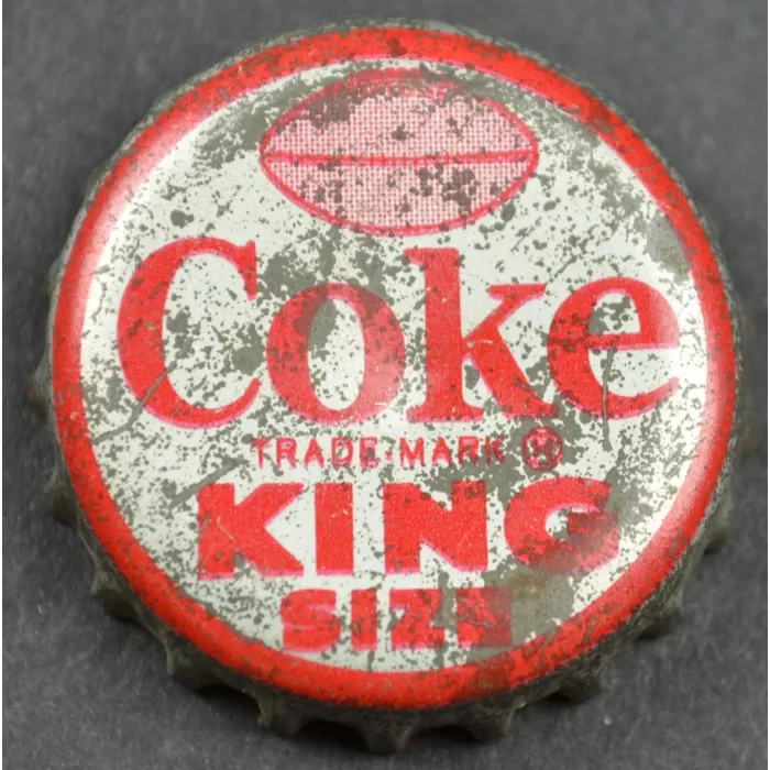 Coca Cola NFL Bottle Cap - Los Angeles Rams - Dave Jones - Coke King Size