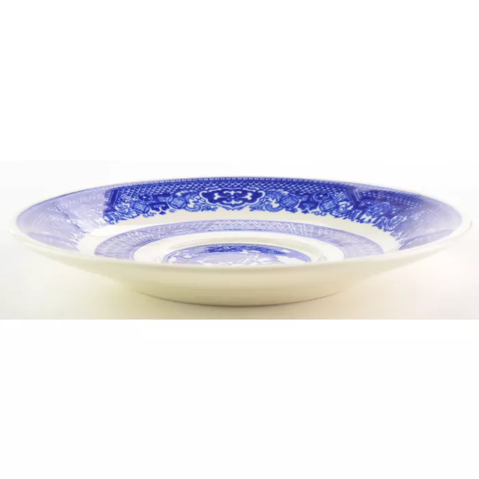 SCIO Pottery Company - Blue Willow - Flat Cup Saucer