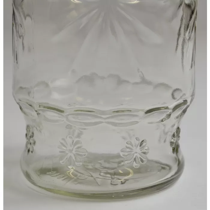 Anchor Hocking Glass Planters Peanuts Lidded Jar - 1980 - 9.75" Tall