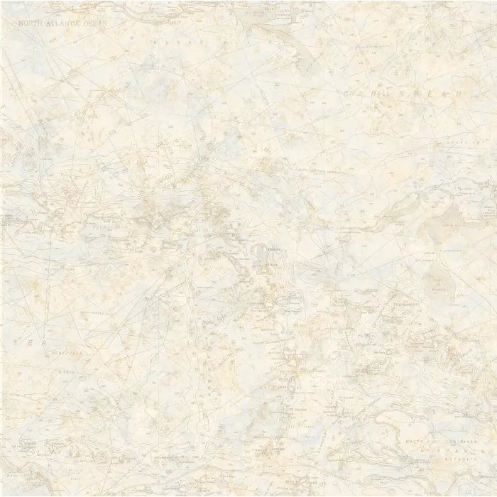 Mapped Blue Charts Wallpaper Sidewall Chesapeake BBC16174