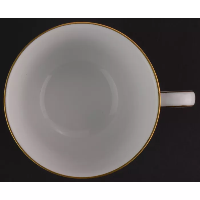 Noritake China - White Scapes Collection - Whitecliff Pattern 4083 - Flat Cup