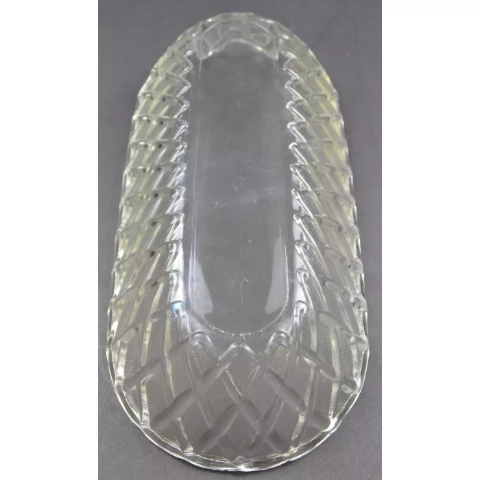 Indiana Glass Pretzel Clear Pattern - Celery Dish - 10.375" Long