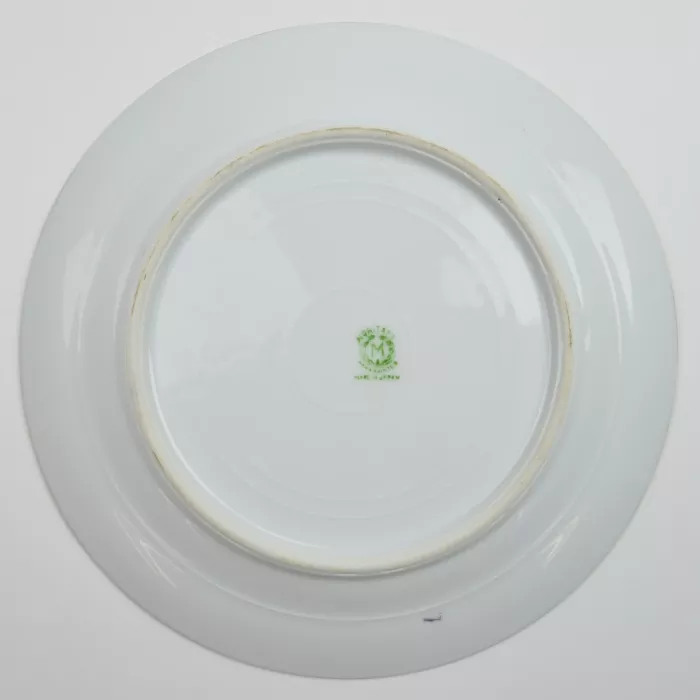 Noritake China - Salad Plate - Hand Painted Beach Scene