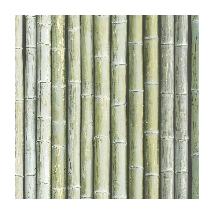 Bamboo Wallpaper Green, Light Moss, Wasabi, Sage Norwall Wallcovering G67941