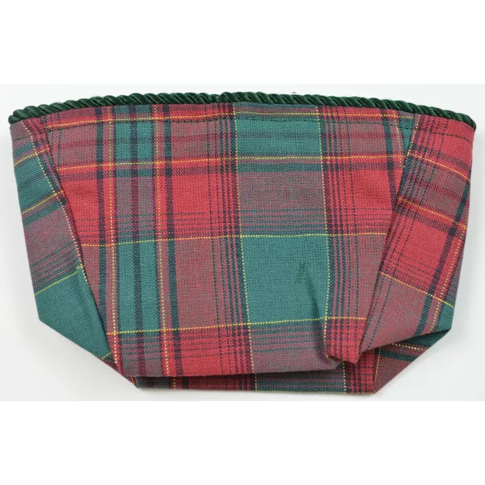 Longaberger Oregano Basket Liner - Evergreen Plaid