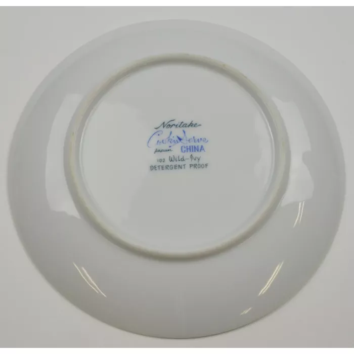 Noritake China Bread & Butter Plate - Wild Ivy Pattern - 6.375" Round