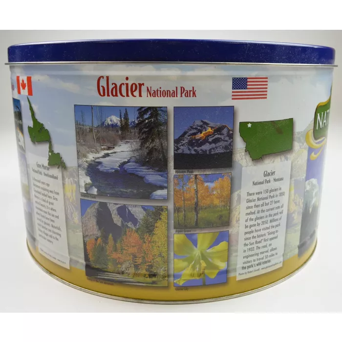 Trails End North America's National Parks Tin - 12.25" Wide