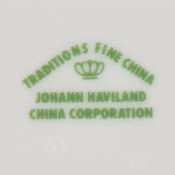 Johann Haviland - Traditions Fine China - Moss Rose Pattern - Dessert Bowl