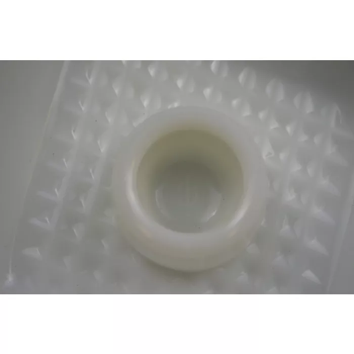 Imperial Glass Milk Glass Pattern Single Light Candlestick Holder With Handle