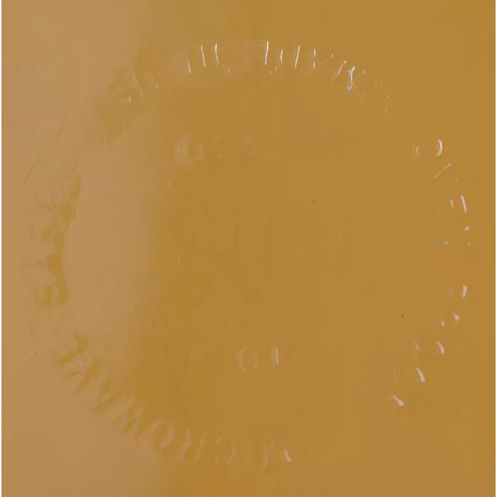 Amber Glass No. 460 9" Pie Pan - 9.25" Wide