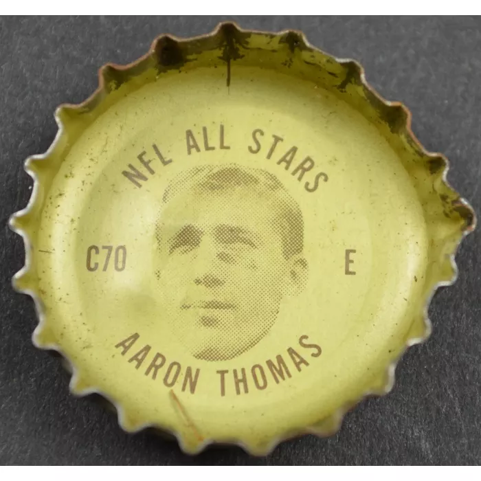 Coca Cola NFL All Stars Bottle Cap - New York Giants - Aaron Thomas - Coke