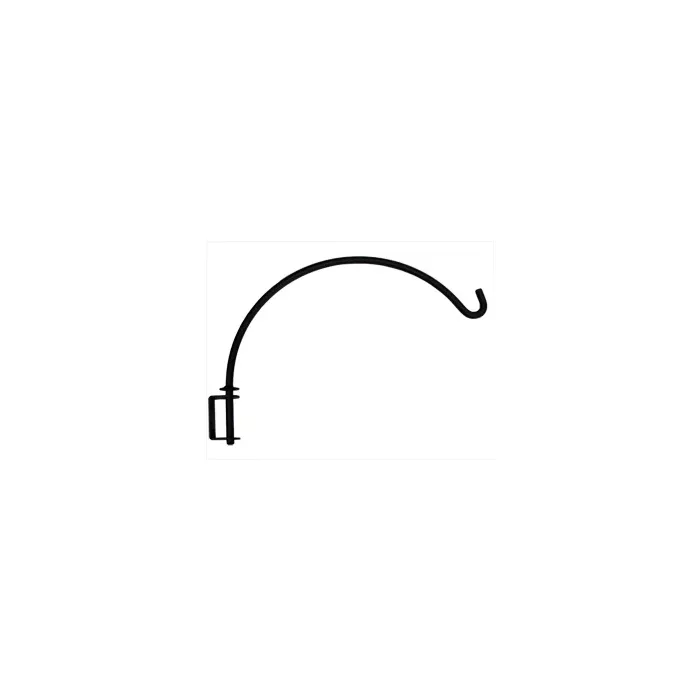 Removable Wrought Iron Swivel Plant Hanger & Bracket - 13" Deep