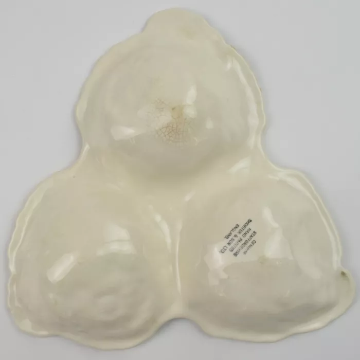 Shorter & Son LTD. - Hand Painted 3 Part Relish Dish - Staffordshire England