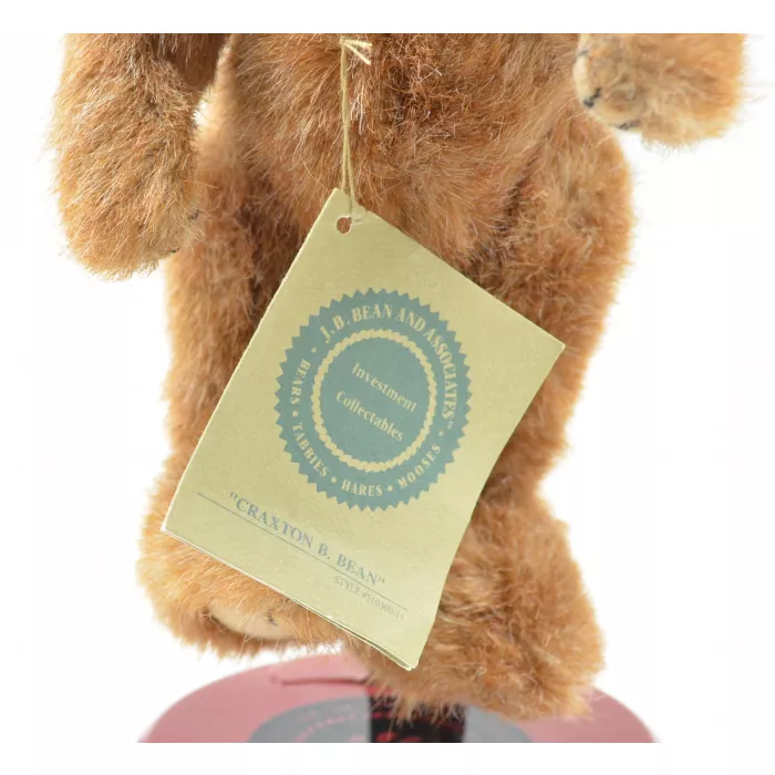 Boyds Bears Plush Teddy Bear - JB Bean & Associates - Craxton B. Bean - 10" Tall